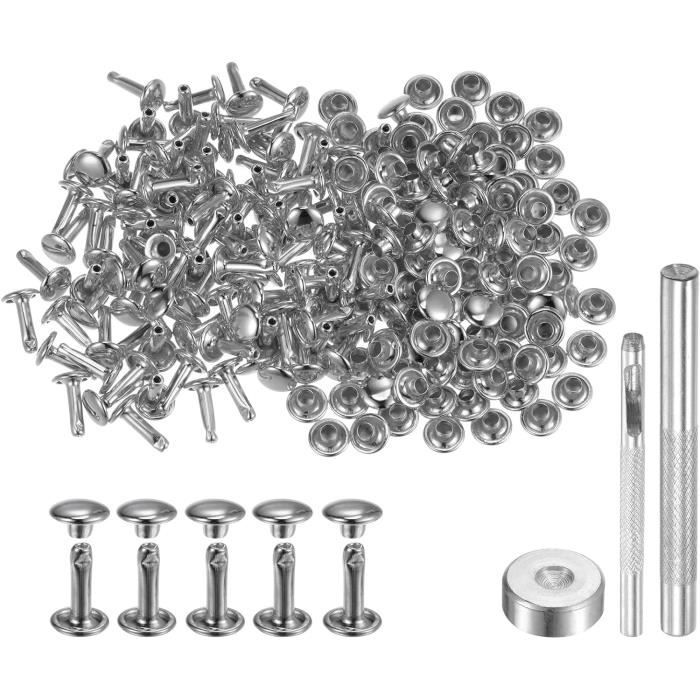 Lot De 24 Rivets à Vis En Cuivre Pour Cuir Et Vêtements - 9 X 3,3 X 14 Mm - Uxcell