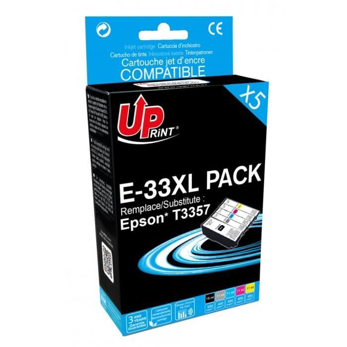 Cartouches d'encre Premium Grande Capacité Compatibles Epson 502XL