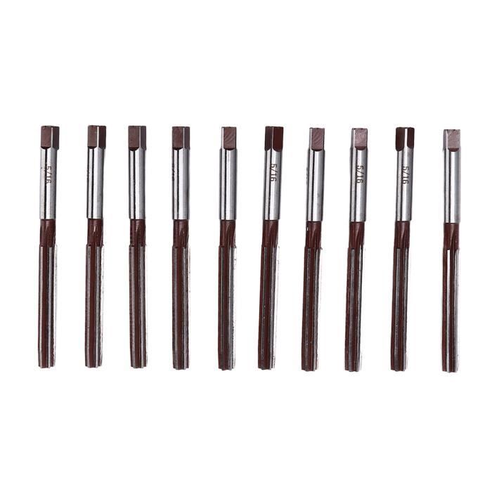Lot De 7 Alésoirs HSS Acier Rapide – Diamètres 6mm (x4) Et 8mm (x3) – Tolérance H7 (Occasion)