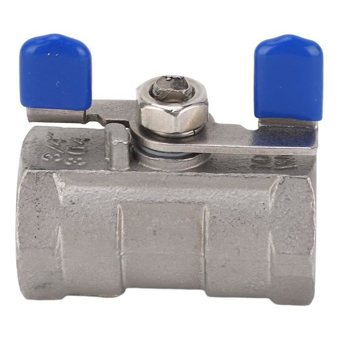 Vanne à Boisseau Sphérique 2 Pouces - Acier Inoxydable 304 - Filetage Femelle - Pour Eau, Huile, Gaz - Pression 1000 Psi - 90° Rotation