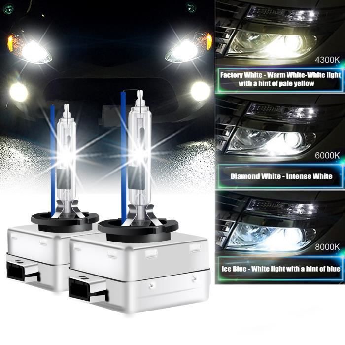 Phare Avant D3R D3S HID Xénon Ampoule Remplacement Kit 35W 8000k 12V