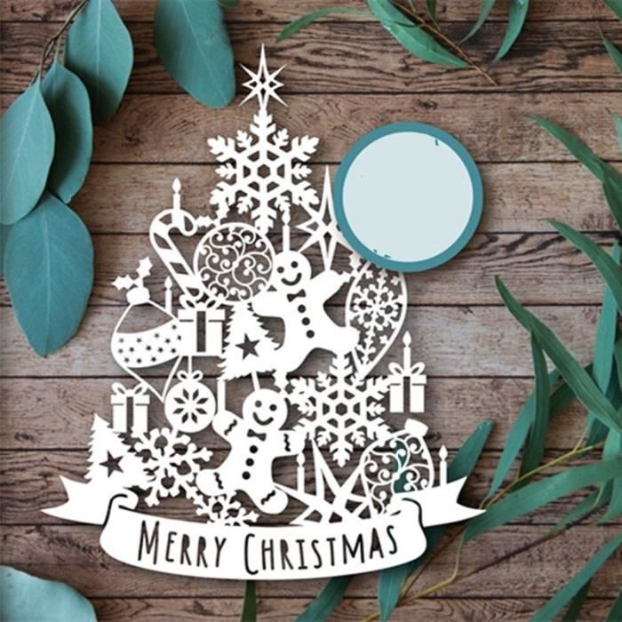 Matrice De Découpe Noël 'Naissance De Jésus' En Acier Carbone - Pochoir Scrapbooking, Décoration DIY, Compatible Machines De Découpe - 7