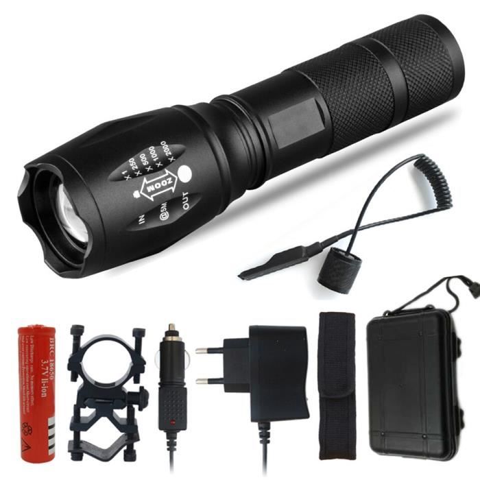 Batterie Au Lithium 6600mAh 12V Pour Lampe Torche HID 35W/28W | Autonomie Jusqu'à 140 Min - L38
