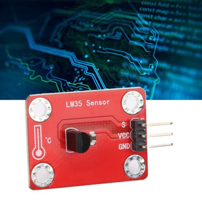 Module Capteur De Température LM35 - Compatible Microbit, 3.3V-5V, Pour Projets électroniques DIY