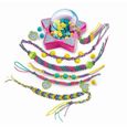 Clementoni Crazy Chic  - Coffret création de bracelets de l'amitié - Perles et fils - Dès 7ans-1