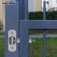 Gond de porte KOTARBAU Charnière de porte réglable avec tôle à visser, pour l'intérieur et l'extérieur, filetage M 18 mm-1