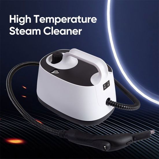 Nettoyeur vapeur électrique 2000 W avec réservoir de 1,6 l, nettoyeur vapeur manuel et kit d'accessoires – Nettoyant ménager pour salle de bain, cuisine, sol, tapis – Pression 4 bar, 102 °C Nettoyeur vapeur électrique 2000 W avec réservoir de 1,6 l, nettoyeur vapeur manuel et kit d'accessoires – Nettoyant ménager pour salle de bain, cuisine, sol, tapis – Pression 4 bar, 102 °C