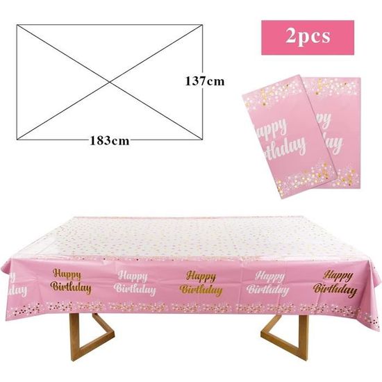 MORAINJAY 50 ans Nappe Anniversaire,Bleu et Argent Nappe Fête 50 ans Anniversaire,137x274cm Rectangulaire Happy 50th Birthday Couverture Nappes Party