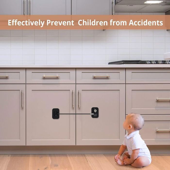 Crozgan Lot De 2 Entrebâilleurs De Câble De Fenêtre En UPVC