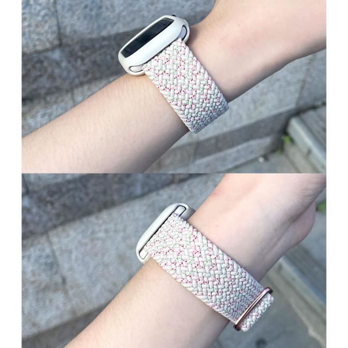 46 Rose Unit Bracelet Tress Boucle Unique pour Apple Watch