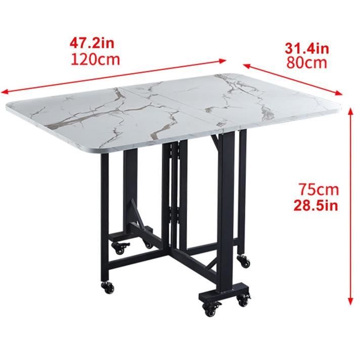 Tabouret Pliant De Cuisine - En Bois Et Cadre En Métal - Hauteur : 47