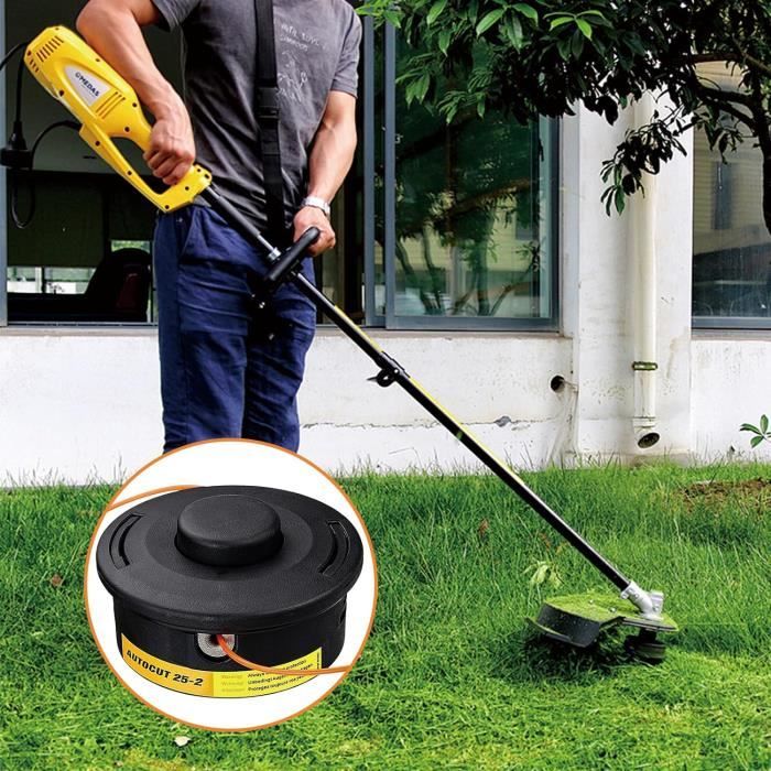 Tête De Débroussailleuse Universelle En Fil D'acier - 2024 Nouvelle Version - Pour éliminer Mauvaises Herbes Et Mousse - Compatible Machines Essence Et électrique
