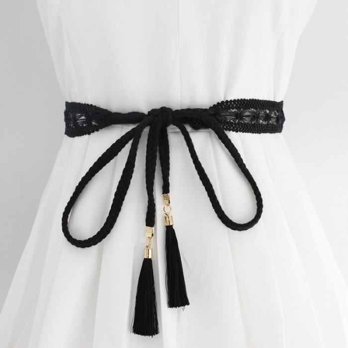 Ceinture à Pois Noir Et Blanc H&M - Taille M, Largeur Moyenne, Pour Femme, Occasion