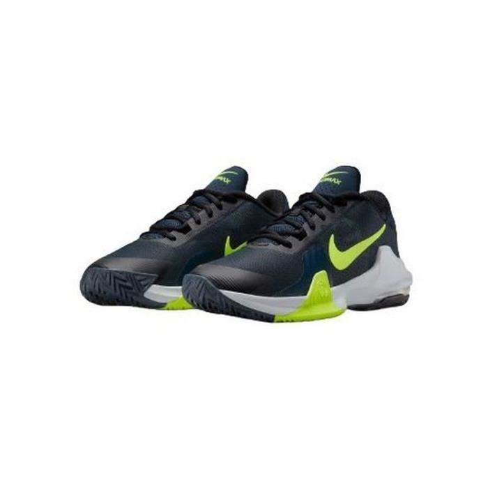 Baskets NIKE AIR MAX IMPA NIKE Noir Mixte Lacets Textile Adulte Talon plat Noir Cdiscount Chaussures