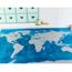 Carte Du Monde à Gratter Scratch Map Bleu Achat Vente