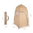 Tente de Douche Pop up Cabinet de Changement Toilette Étanche Protection UV Pour Camping-2