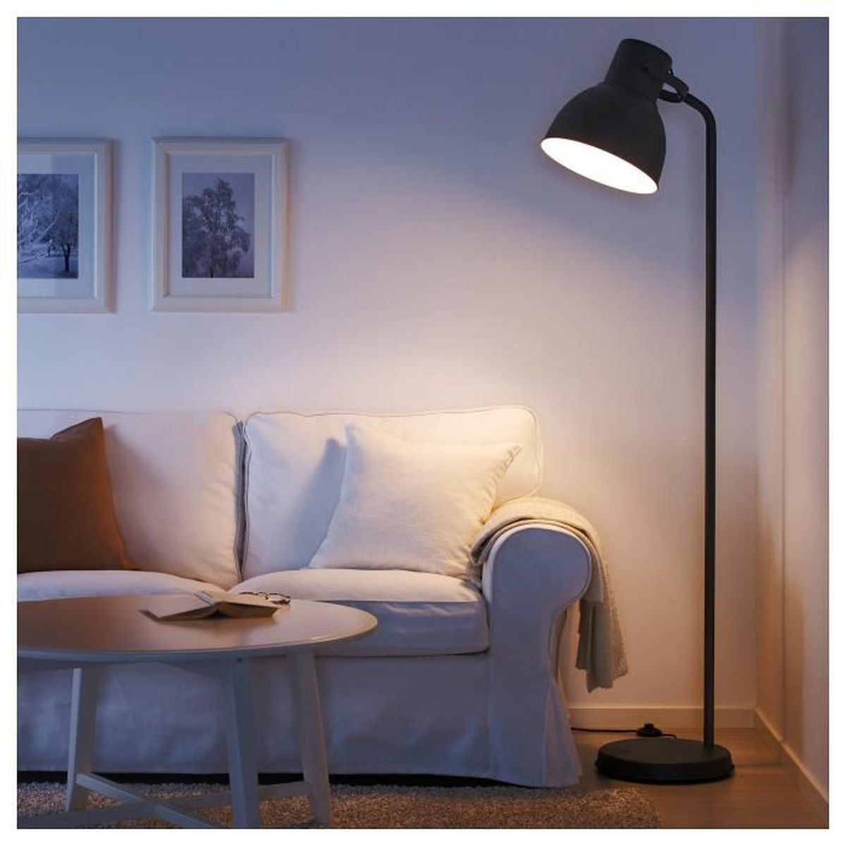 181 Cm Ikea Hektar Lampe Sur Pied En Blanc A Fournitures De