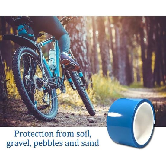 Film De Protection Cadre Vélo HXHWKEN - 2 Stickers Transparents Autocollants