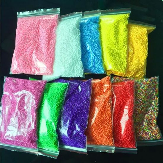 Multicolores - 250 perles de boue de neige pour bricolage, accessoires de  boules de boue, petites perles de m