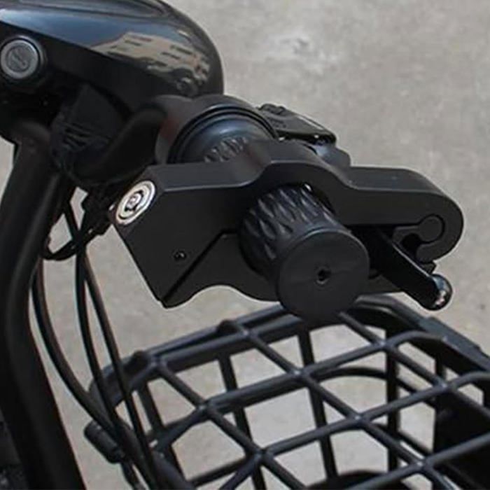 Verrou de frein à disque, antivol pour moto, verrouillage à disque de sécurité, antivol pour roue de vélo, roue de vélo (noir