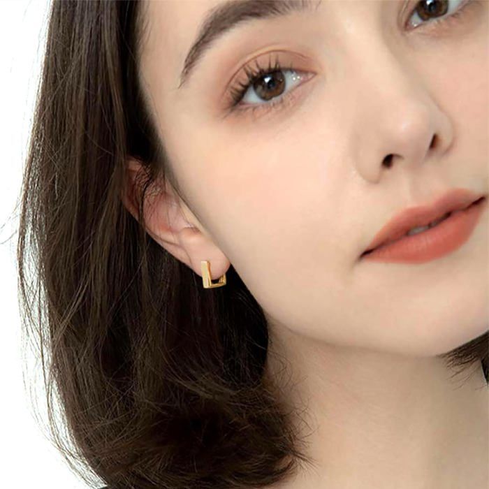 Argent Sterling Aigue-Marine Couleur & Blanc Zircone Boucles D'Oreilles Goutte