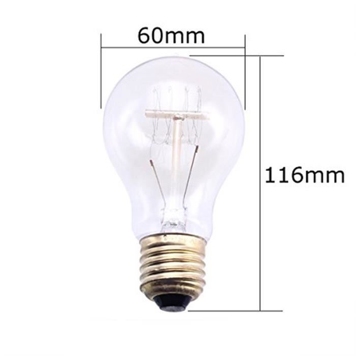Century Light E27 Ampoule LED Edison,2W 465LM Classe D'efficacité