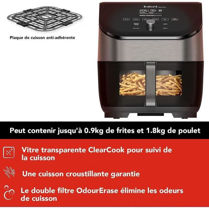 Air Fryer Instant Pot Vortex Plus, 5,7 Litres avec Vitre