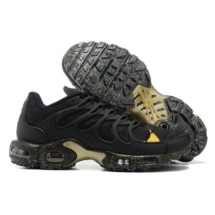 Baskets Nike Air Max TXT Plus TN Homme Black Reflective Chaussures  Entraînement de Sport Noir Noir or - Cdiscount Chaussures