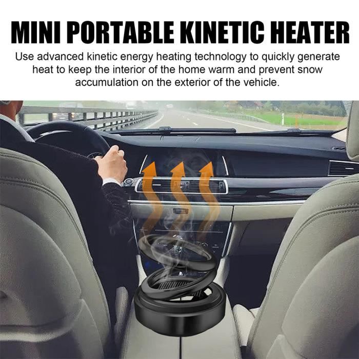 Mini chauffage moléculaire cinétique portable pour voiture