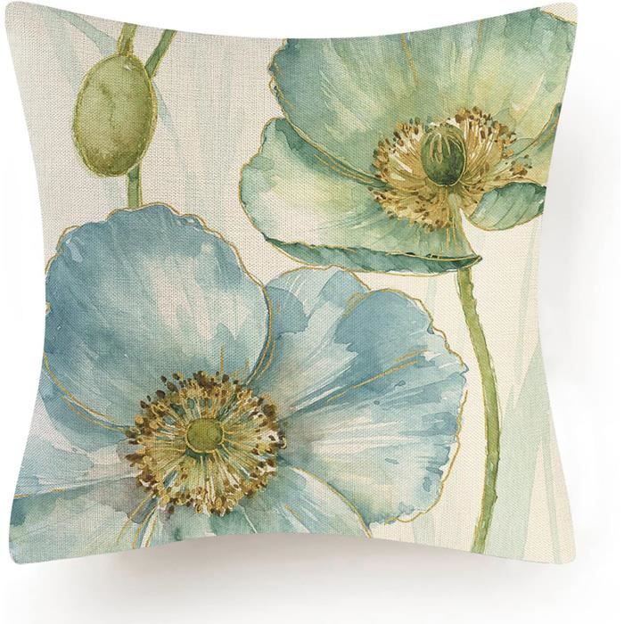 Coussin Versa Vert Fleur 48 x 48 cm