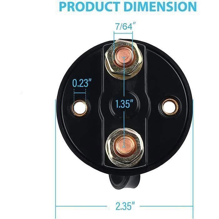 Mofan Coupe Circuit Batterie 12V 24V, Coupe Batterie Voiture Interrupteur 12V 24V, Coupe Batterie Accessoires De Coupure De Courant Pour Voiture Camion Camping Car Bateau VTT Moto - Prix Pas Cher