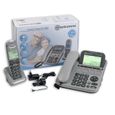 Téléphone senior filaire avec combiné sans fil amplifié 90dB et touches mémoires directes Amplicomms Powertel 2880-3