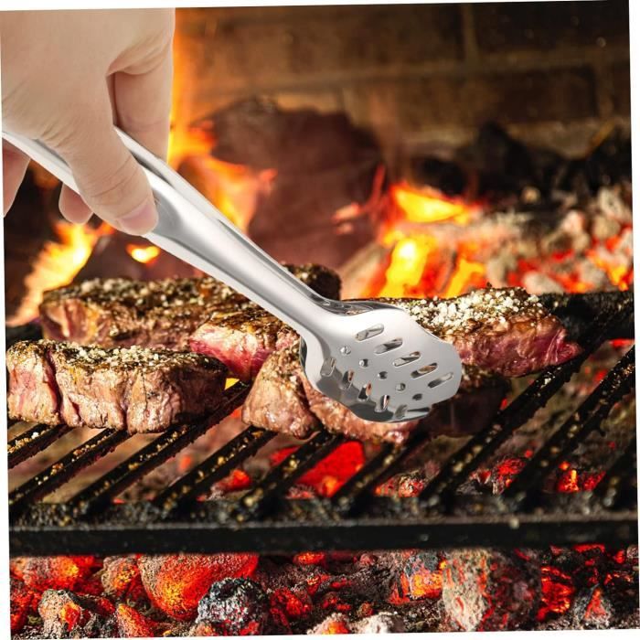 Pincette à viande en acier inoxydable, pincette Portable pour BBQ, Mini  pince à aliments, pince à