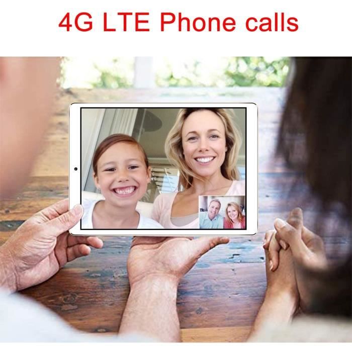 4G Tablette Tactile 10 Pouces-Android 9.0-4Go+64Go-Doule3