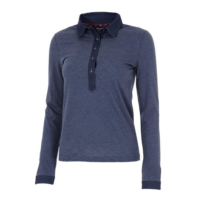 LACOSTE POLO FEMME BLEU Bleu Cdiscount Pr t Porter