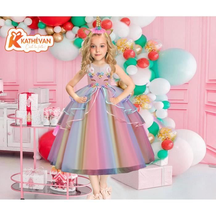 Robe Princesse Licorne Kath van Costume Carnaval F te Halloween