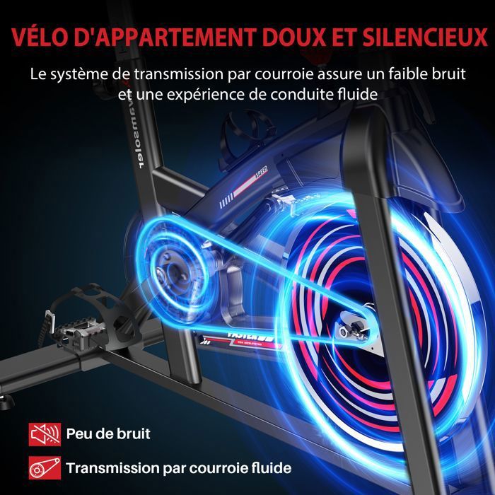 Vélo Stationnaire 40 Minutes Velo Appartement Vélo D'exercice