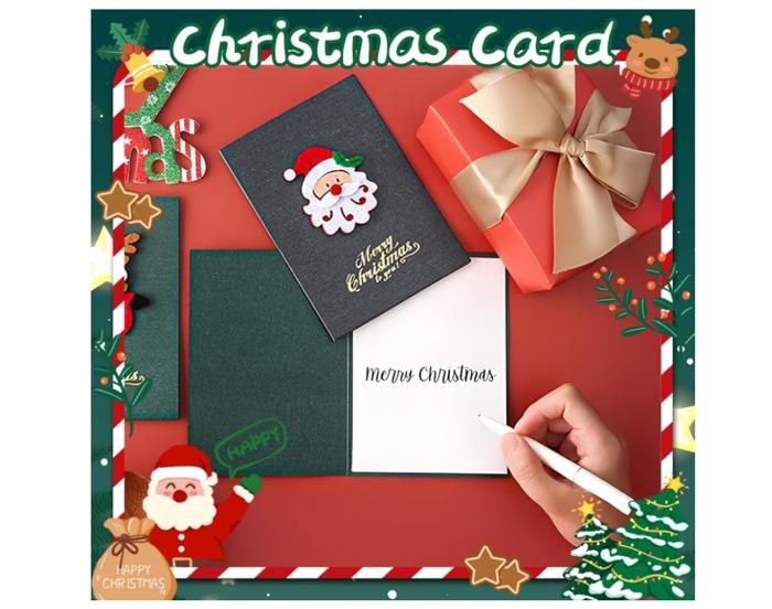 Carte De Noël Pop Up 3D Avec Enveloppe – Magnifique Carte Cadeau à Effet Surprise Pour Souhaits De Fêtes – Idée Cadeau Femme, Homme, Enfant - 6