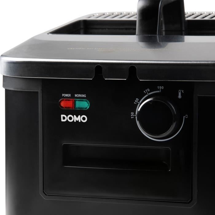 Friteuse DOMO DO545FR XL 4L Avec Zone Froide – Pour 1 Kg De Frites, 2000W, Température Réglable 130-190°C - 3