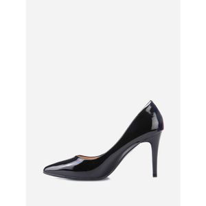 Sandales à Talons Aiguilles De 11 Cm Pour Femme, Noir élégant, Cuir Synthétique, Pointures Du 34 Au 40, Modèle 9776