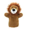 Peluche Marionnette à main enfant Lion - The Puppet Company - Hauteur 22cm - Norme CE-0