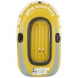 Bateau de pêche gonflable en PVC pour kayak canoë 1 à 2 personnes, bateau de pêche, dérive de plongée, supporte jusqu'à 90 kg238-0