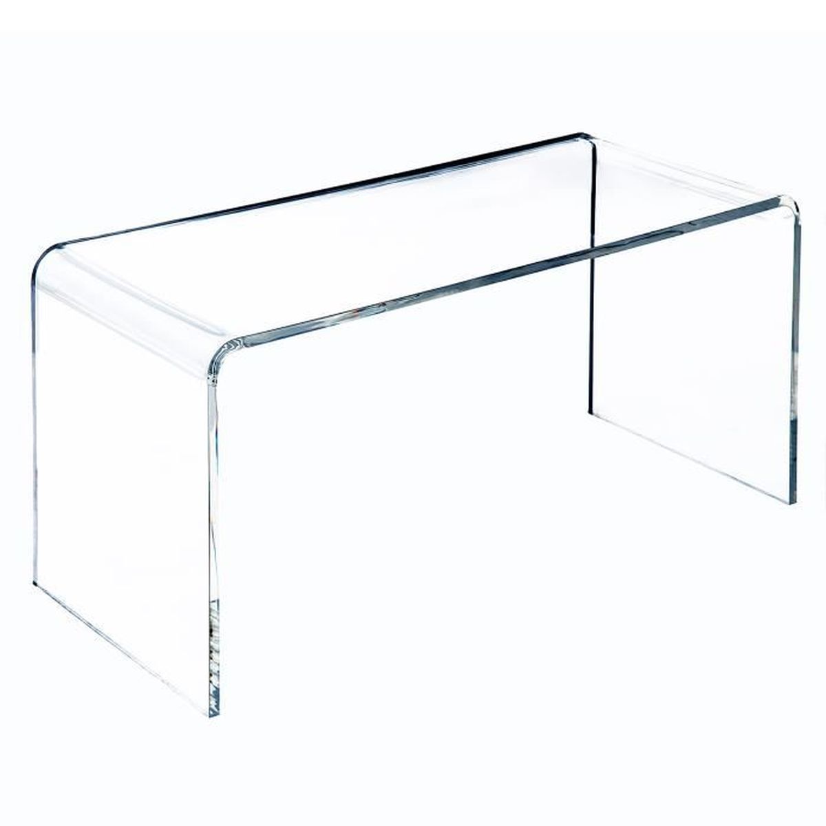 Table basse verre acrylique transparent 52 Cdiscount Maison