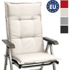 BEAUTISSU HOME STYLE Beautissu Coussin Exterieur Jardin Haut Dossier 120x50x6cm Base HL – Coussin Chaise Jardin Nature