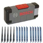Lames de scie sauteuse - BOSCH - Wood and Metal Basic - Set de 15 pièces - Modèles S 918 AF, S 918 BF, S 617 K