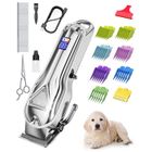 KIPOZI Tondeuse pour Chien Poil Long Silencieuse Tondeuse Professionnelle pour Chien Sans Fil Tondeuse Chien Poils Laineux Tondeuse