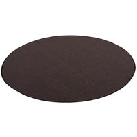 Tapis Astra noir rond - 100x100 cm