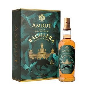 WHISKY BOURBON SCOTCH AMRUT Bagheera coffret 2 verres - Whisky Single Ma