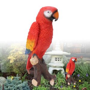 Ornements Décoratifs D'oiseaux Artificiels Suspendu Petit Perroquet  Extérieur