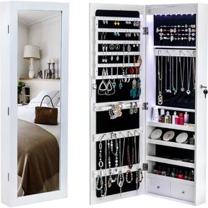 Generic Amore J Armoire à Bijoux à LED Blanc 